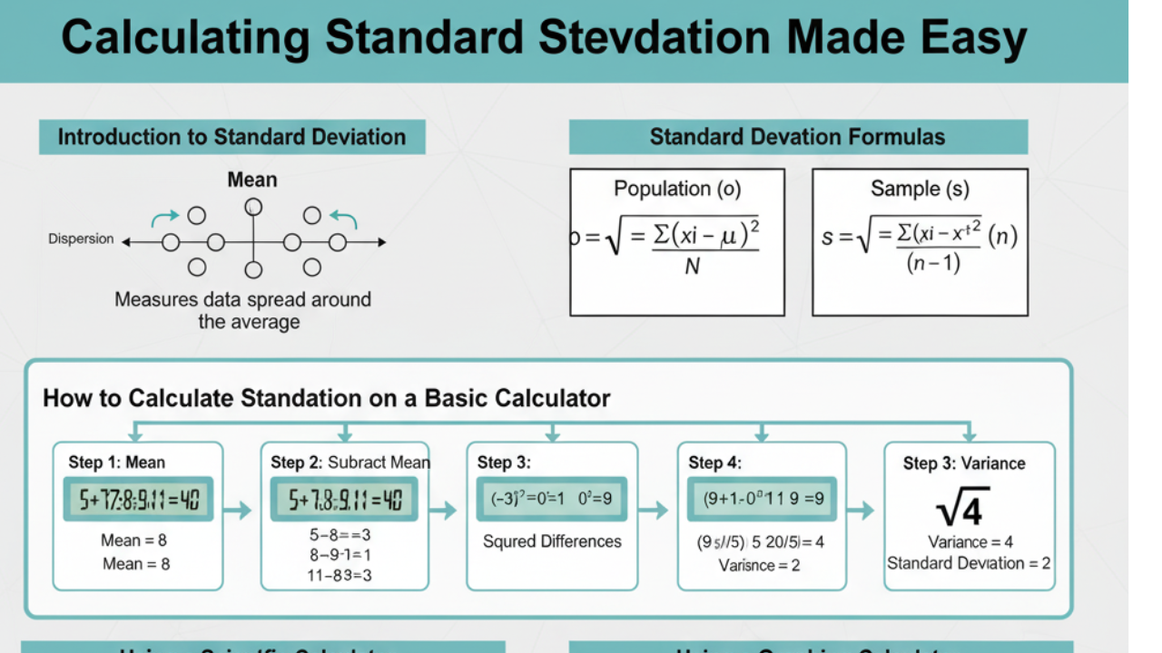How to Calculate Standard Deviation on a Calculator
