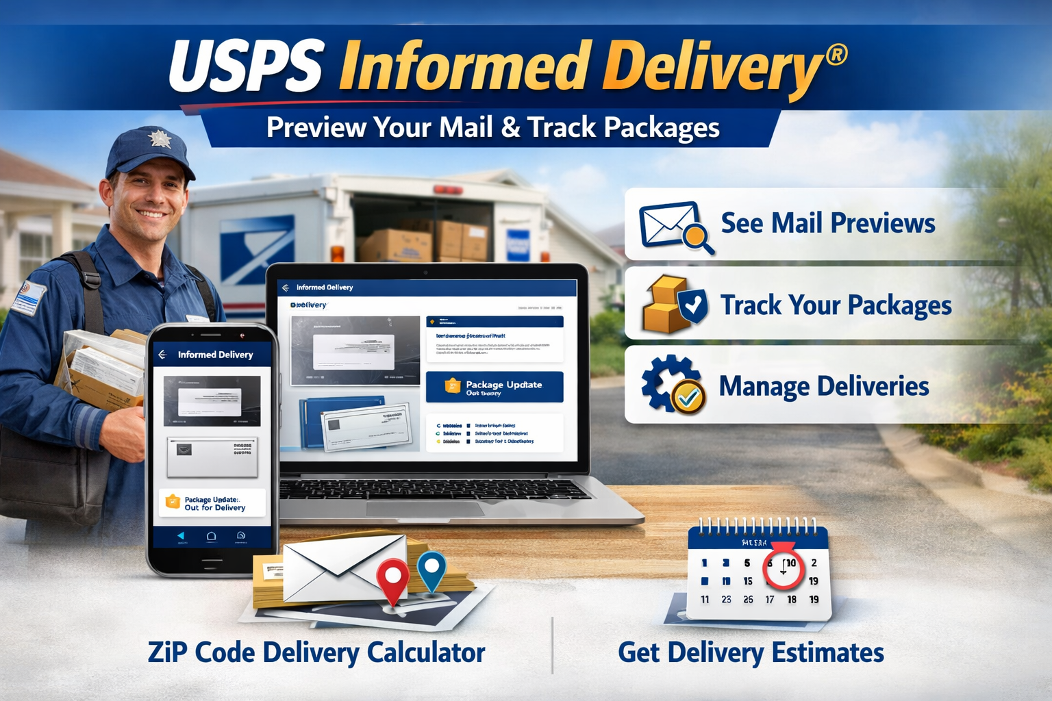 USPS Informed Delivery & Delivery Time Guide
